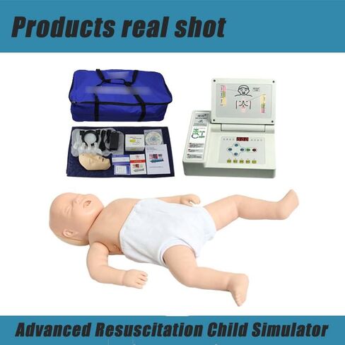 Child CPR Training Manikin, First Aid Trauma Human Anatomical, Full Body Cardiopulmonary Resuscitation Simulator Medical Model, for Doctor Nursing Training Medical Teaching Research Dummy in Saudi Arabia