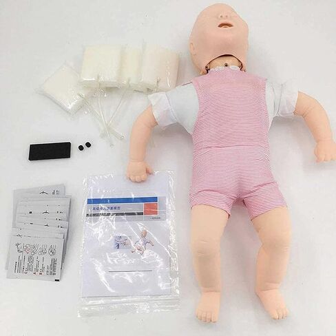 نموذج تعليمي، إنعاش قلبي رئوي للرضع، نموذج إنعاش قلبي رئوي، CPR تدريب الأطفال الرضع على انسداد مجرى الهواء، للممارسة الطبية in Saudi Arabia