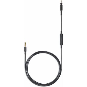 Shure RMCH1-UNI Communication Cable with Microphone and 3-Button Control, Locking Bayonet Connector - Compatible with SRH440, SRH440A, SRH840, SRH840A, SRH750DJ and SRH940 Headphones