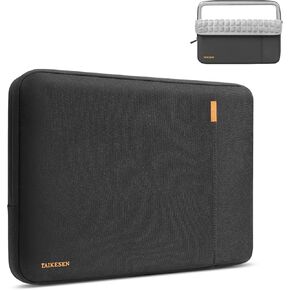 حقيبة كمبيوتر محمول واقية من أكياس الهواء Villose بزاوية 360 درجة لجهاز MacBook Pro M2/M1/Max A2779 A2442 مقاس 14 بوصة، وMacBook Air M2 A2681 مقاس 13 بوصة مع حافظة صلبة وحافظة مقاومة للماء مع جيب للملحقات، رمادي in Kuwait