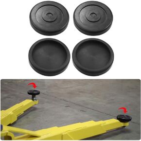 Bentolin Round Rubber Arm Pads for BendPak Lift or Dannmar Lift, Set of 4 HD Slip Pad on # 5715017