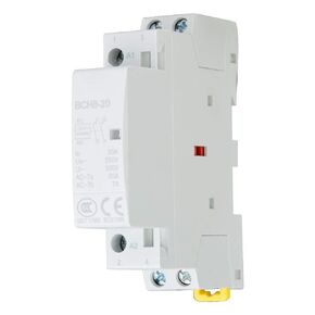 2P 2NO AC Contactor Air Conditioner Contactor 20A 24V 220V/230V 50/60Hz Household AC Contactor DIN Rail Mount Condenser Compressor Contactor(24V)