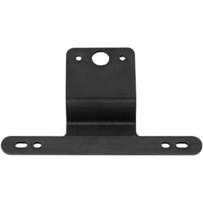Plastic License Plate Bracket for Trailers, Trucks, Light Bracket Plate Holder with Light Mount Hole, Black