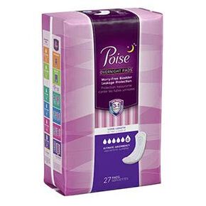 KIMBERLY-CLARK POISE PADS Poise Pads, Ultimate, Long, 27/pk, 4 pk/cs