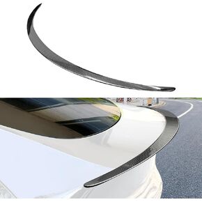 سبويلر من ألياف الكربون الحقيقية لطراز تسلا 3 قطعة واحدة من غلاف وحدة التحكم المركزية من ألياف الكربون الحقيقية (مجموعة من 2) لملحقات تسلا موديل 3 2023-2017 أسود لامع in Kuwait