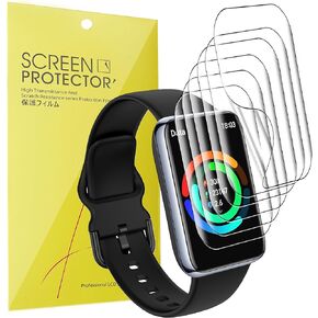 Compatible for VIPWISE D36 Activity Fitness Tracker Screen Protector, [6 Pack] Full Coverage TPU Clear Film Compatible for VIPWISE D36 Activity Fitness Tracker (6 Pack)