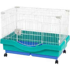IRIS USA Mobile Wire Animal House, 1 Pack, Green