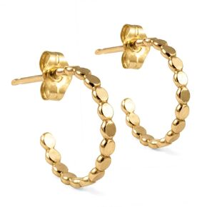 Nova Hoop Earring | Dainty Gold Jewelry | Gold-filled | Simple for Women | Minimalist | Waterproof Everyday Wear | Small Huggie Hoop | Handmade