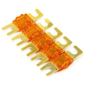 5 Pack MANL Fuse 80A Mini ANL 80amp Fuse Gold Plated