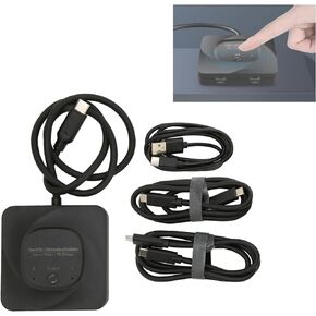 USB C Switcher, Type C Data Transfer Splitter 2 in 1 Output USB C Switch USB C Switch Selector Support 8K Display 60Hz HD Type C Bi Direction Switcher Splitter with Power Indicator for Laptop,Tablet