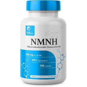 NMNH: ثنائي هيدرونيكوتيناميد أحادي النوكليوتيد (120 قطعة، 250 ملجم لكل جرعة) NAD+ Booster NR NAD، 60 حصة