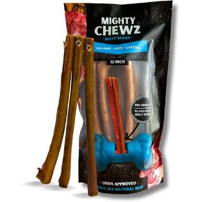 7" Standard Bully Sticks 10 Pack Refill - No Choking/All Natural Pizzle Sticks
