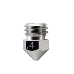 Micro Swiss Brass Plated Wear Resistant Nozzle for Creality CR-X (.4mm)