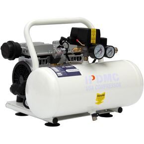Portable Air Compressor,0.8HP 1.73 CFM@ 90PSI Oil Free Compressor 2.5 Gallon Tank & Max. 115 PSI,62 dB Ultra Quiet Compressor for Auto Repair, Inflation, Spray Painting, Woodwork Nailing