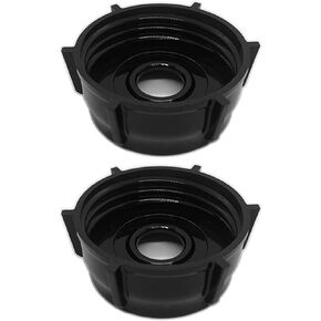 2 Pack of Blender Replacement Parts Jar Base Cap Compatible with Aspas Para Licuadora Oster Osterizer(Does NOT fit Pro, Master, or Versa models)