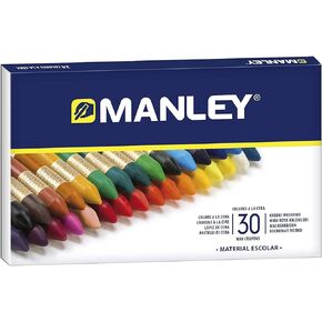 Manley 130 – Wax Crayons, Pack of 30