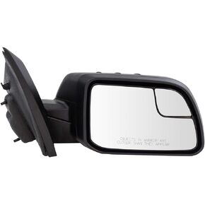 TRQ Mirror Power with Spotter Textured Black RH for 11-14 Ford Edge