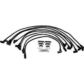 A-Team Performance - Silicone Spark Plug Wires Set - Compatible with SBC Small Block Chevy Chevrolet GMC Over The Valve Cover Wires 283 305 307 327 350 400 Red 8.0mm in Kuwait
