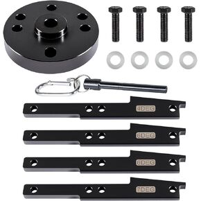 E-cowlboy 3163021 Cam Timing Tool Kit for All Cummins ISX QSX Engine 2007-2017 with Cam Gear Puller & Crank Pin Replace OEM 3163069 3163020 Heavy Duty Steel (14 PCS)