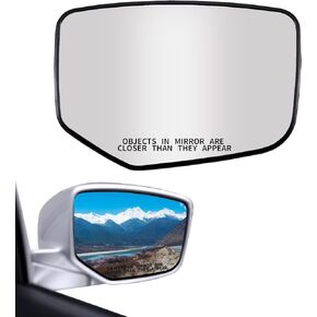 Driver Left Side Heated Mirror Glass Plate Replacement for Honda Accord 2008 2009 2010 2011 2012 Mirror- Right Left Rear View Mirror with Power Heated