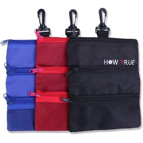 3 قطعة حقيبة جولف تي شيرت جولف تي/حقيبة الكرة مع مشبك جولف متعدد الجيوب حقيبة يد الأشياء الثمينة in Kuwait