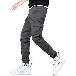 رجل عارضة ركض السراويل البضائع السراويل للرجال جيوب متعددة مدبب Sweatpants الرباط تمتد مرونة الخصر