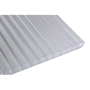 Falken Design Polycarbonate Roof Panel Twinwall (Multiwall) Clear 36 in. x 60 in. x 3/8 in. (8MM) Thick