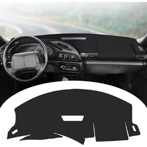 FIILINES Dash Cover Compatible with Chevrolet Camaro 1996 1995 1994 1993 Dashboard Mat Passport Accessories Dash Cover Sunshade Nonslip Mesh Protector No Glare