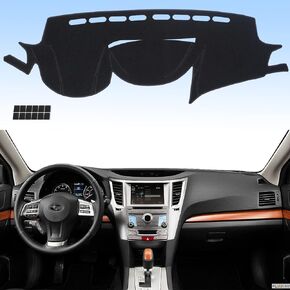 Dashboard Cover Flannel Dash Mat Custom Compatible with 2010 2011 2012 2013 2014 Subaru Outback, Anti-Glare, Anti-Reflection, No Peculiar Smell