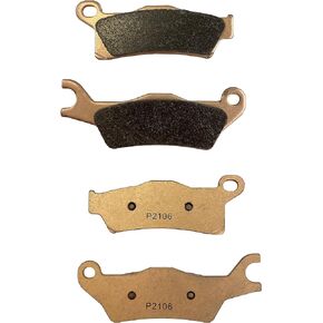 Demon Powersports Front/Rear Right Sintered Brake Pads for (2013) (2018-21) Can Am Outlander/Renegade, High Density Sintered Metallic Material For Better Grip, Reduced Brake Fade And Instant Braking
