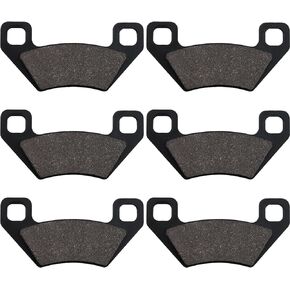SOLLON Front and Rear Brake Pads for Arctic Cat 250 300 350 366 400 450 500 550 570 650 700 1000 Prowler 400 450 500 570 700 1000 Alterra Mud Pro Prowler Wildcat Trail 2004-2020