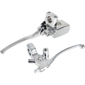 WFLNHB 25mm Motorcycle Handlebar Hydraulic Brake Master Cylinder and Clutch Lever Left & Right Set Replacement for Honda