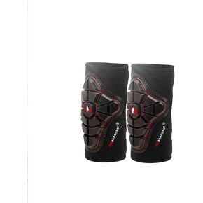 مجموعة وسادات الركبة للشباب وسادات الكوع للتزلج على الجليد وركوب الدراجات والسكوتر والرياضات الخارجية باللون الأحمر (مجموعة من أربعة) in Kuwait