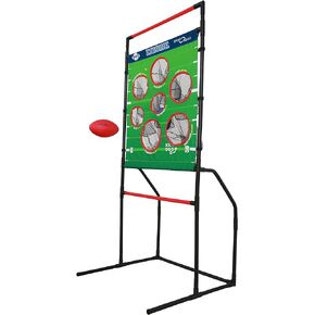 Sport Squad Endzone Challenge 2-in-1 Football and Flying Disc Toss - Backyard and Lawn Game for Indoor and Outdoor Use - Practice your Throwing Skills with this Football Target Carnival Game