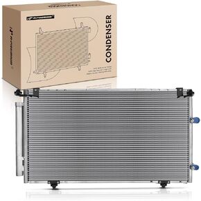 A-Premium Air Conditioning A/C Condenser Compatible with Toyota Camry 2002-2006, Solara 2004-2008 & Lexus ES300 2002-2003, ES330 2004-2006