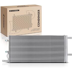 A-Premium Air Conditioning A/C Condenser Compatible with Ford F-250 F-350 Super Duty 2017-2022, F-450 Super Duty 2017-2020, V8 6.7L