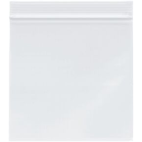 Plymor 6" x 6" (Pack of 100), 2 Mil Zipper Reclosable Plastic Bags