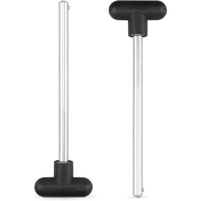 Weight Stack Pin, Gym Weight Pin, Fit for Fitness Universal Home Gym Exercise Machine Parts & Accessories Pin Tensile 3/8 Diameter 5-1/2" Locking Space, T Handle Weight Pin