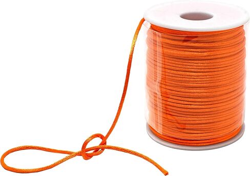 Evershine Rattail Satin Nylon Trim Cord Chinese Knot, Kumihimo, 2MM x 100 Yards. (Apple Green) in Saudi Arabia