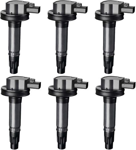 AUTOSAVER88 Ignition Coil Pack Set of 6 Compatible with Ford Edge Flex F150 Explorer Fusion Mustang Taurus - Lincoln MKS MKT MKK MKZ - Mazda 6 CX-9 Mercury Sable V6 3.7L 3.5L (Do not fit turbo) in Saudi Arabia