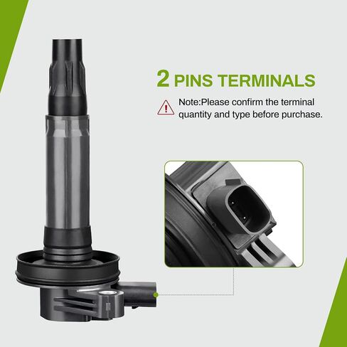 AUTOSAVER88 Ignition Coil Pack Set of 6 Compatible with Ford Edge Flex F150 Explorer Fusion Mustang Taurus - Lincoln MKS MKT MKK MKZ - Mazda 6 CX-9 Mercury Sable V6 3.7L 3.5L (Do not fit turbo) in Saudi Arabia