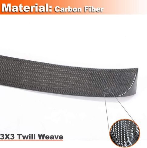 MCARCAR KIT Trunk Spoiler يناسب BMW 6 Series F06 F13 640i 650i M Sport M6 Gran Coupe 2Door Sedan 4Door 2012-2018 غطاء التمهيد الخلفي Highkick Spoiler Wing Lip (ألياف الكربون) (جناح الجذع) in Kuwait