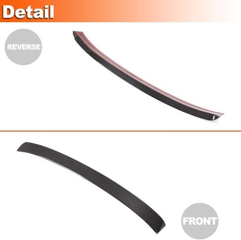 MCARCAR KIT Trunk Spoiler يناسب BMW 6 Series F06 F13 640i 650i M Sport M6 Gran Coupe 2Door Sedan 4Door 2012-2018 غطاء التمهيد الخلفي Highkick Spoiler Wing Lip (ألياف الكربون) (جناح الجذع) in Kuwait