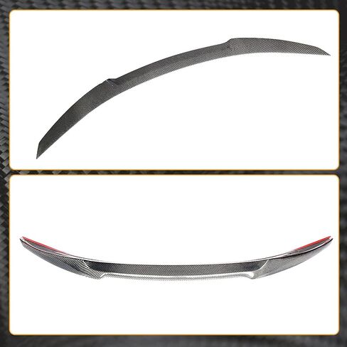 MCARCAR KIT Trunk Spoiler يناسب BMW 6 Series F06 F13 640i 650i M Sport M6 Gran Coupe 2Door Sedan 4Door 2012-2018 غطاء التمهيد الخلفي Highkick Spoiler Wing Lip (ألياف الكربون) (جناح الجذع) in Kuwait