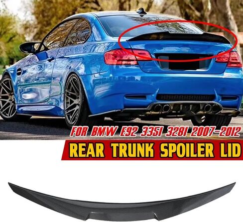 جناح سبويلر خلفي لسيارات BMW 3 Series جناح سبويلر E90 M3 M4 Style 323i 325i 325xi 328i 328i 330i 330xi 335i 335d 335i 2008-2012 (E90 سبويلر) in Saudi Arabia