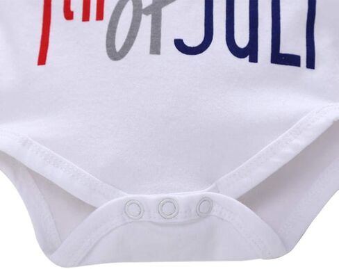 IMEKIS My First 4th of July ملابس الأولاد الصغار العلم الأمريكي رومبير النجوم المشارب السراويل عيد الاستقلال الملابس الوطنية مجموعة in Saudi Arabia