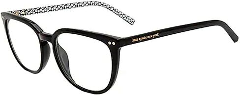 Kate Spade New York Women's Albi Blue Light Glasses Round Reading, Black/Demo Lens, 52mm, 16mm + 0 in Saudi Arabia