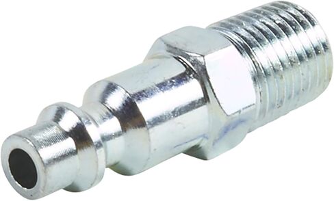Metabo HPT Industrial Air Plug, 1/4 Inch Body Size, 1/4 Inch NPT Male Thread Size, Zinc Plated Steel (115399M) in Saudi Arabia
