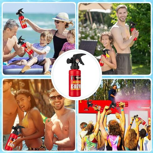 24 جهاز كمبيوتر شخصى 7 بوصة طفاية حريق Squirter Toys واقعية رجال الاطفاء المياه Squirters متعة رجال الاطفاء Squirters للبنين الفتيات حمام السباحة الشاطئ الطرف تفضل في الهواء الطلق القتال المياه اللعب تأثيري الدعائم in Saudi Arabia