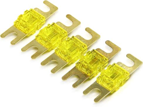 5 Pack MANL Fuse 80A Mini ANL 80amp Fuse Gold Plated in Saudi Arabia